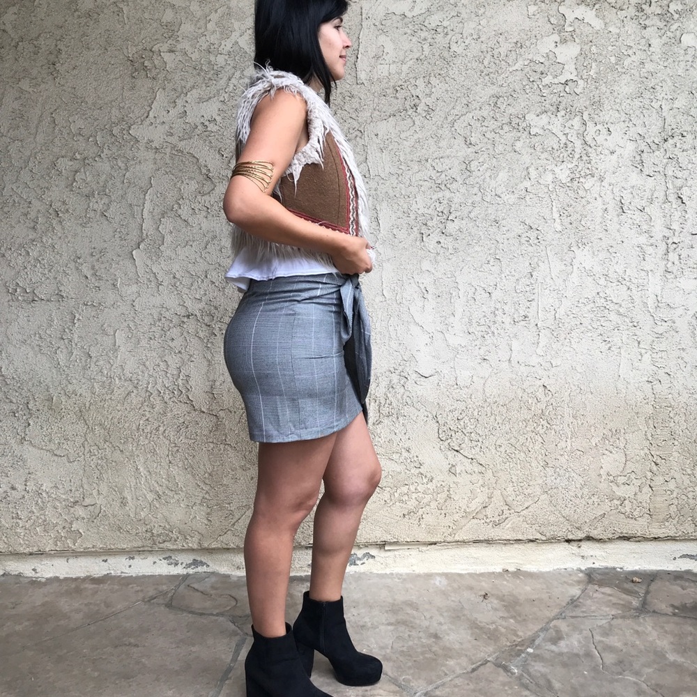 Free People Short Sherpa Reversible Vest